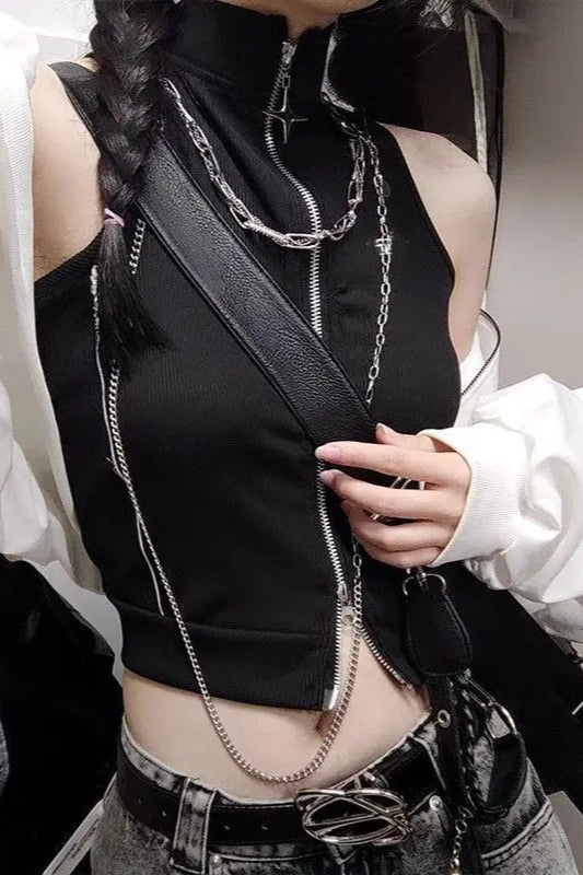 Lapel Short Moto Fashion Jacket