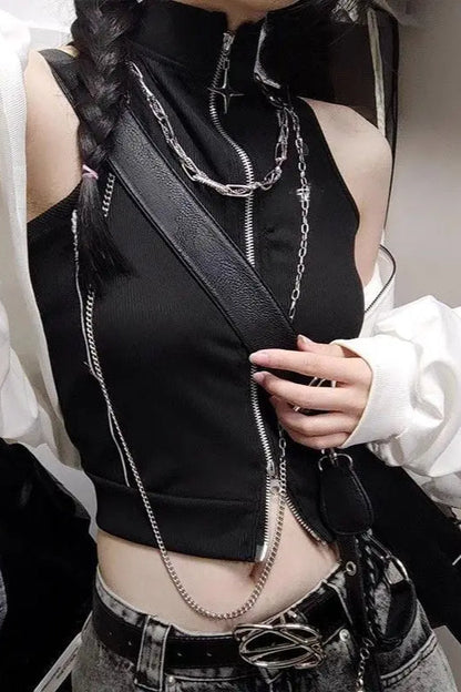 Lapel Short Moto Fashion Jacket