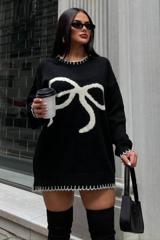 Pullover Bow Detail Sweater