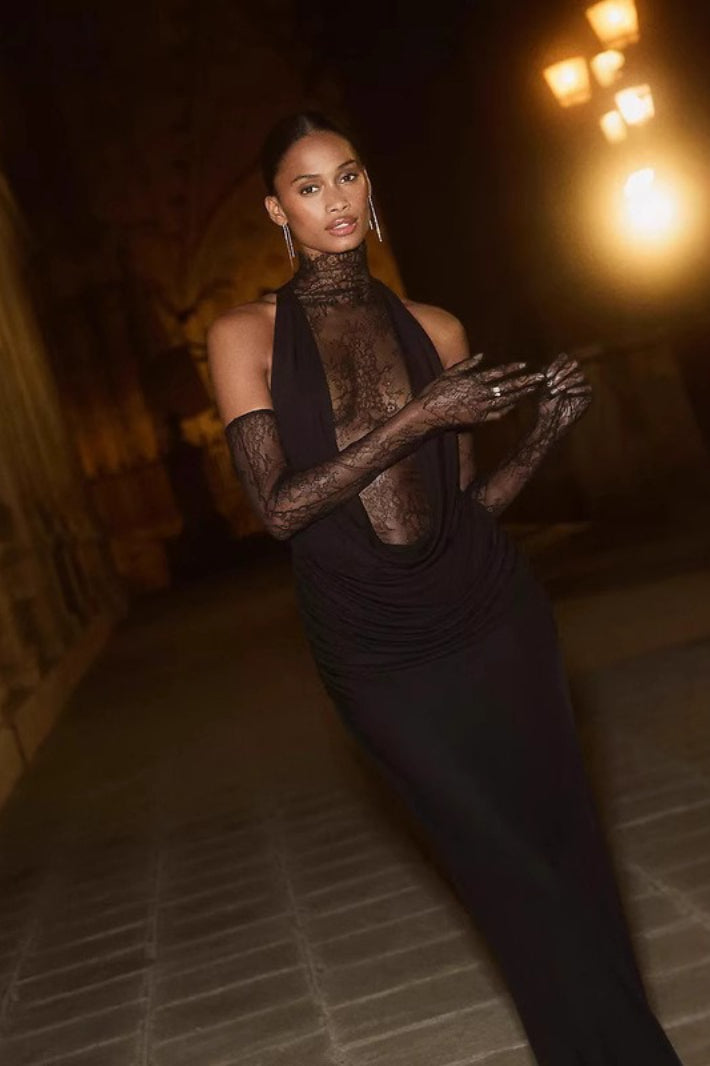 Sexy Cut Out Bodycon Maxi Dress