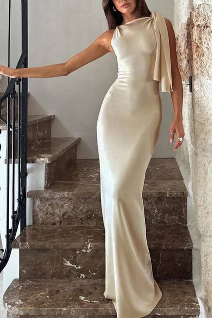 Beloved Knotted Sleeveless Long Dress