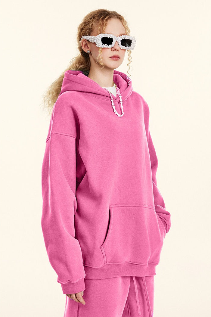 Oversized Heavyweight Fleece Pullover Hoodie