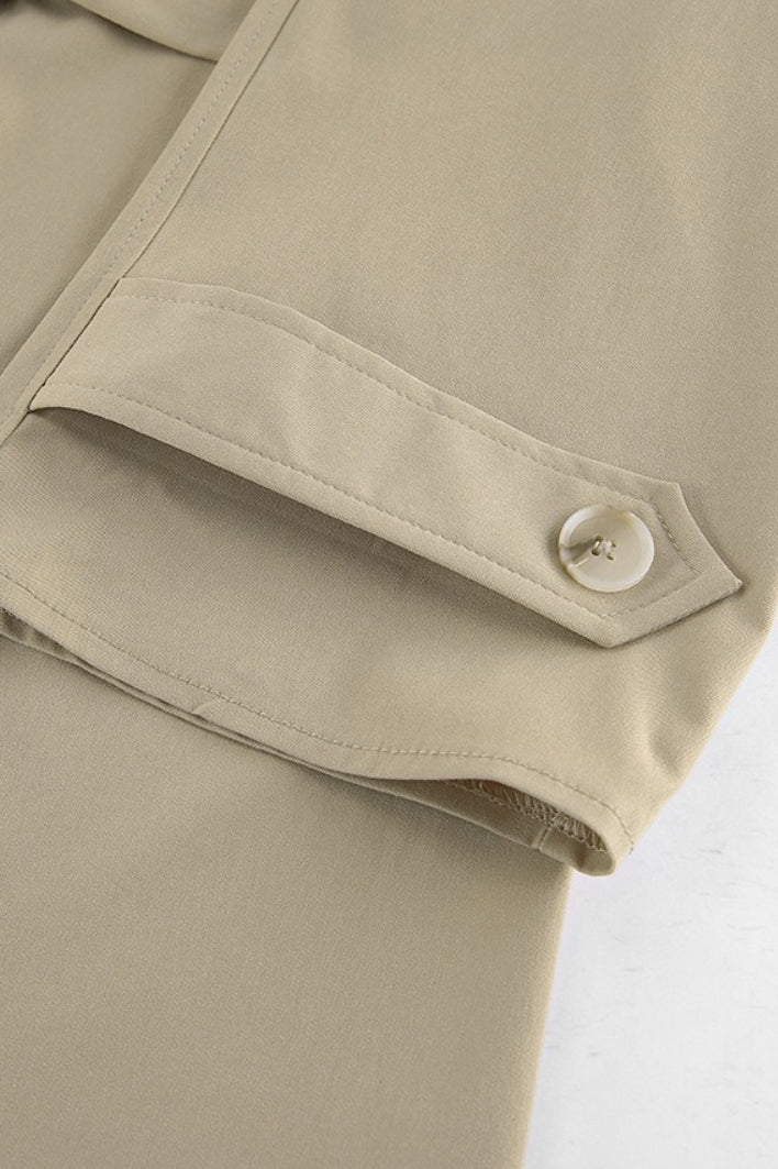 Wrap Waist Trench Style Coat
