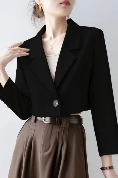 Chic Crop Top Blazer