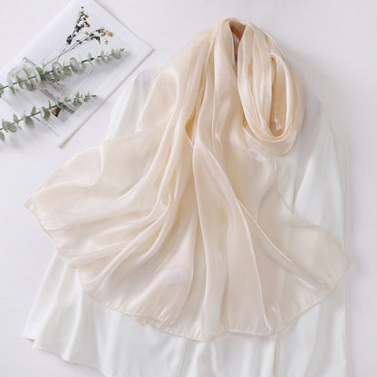 Organza Sheer Glossy Elegant Head Scarf