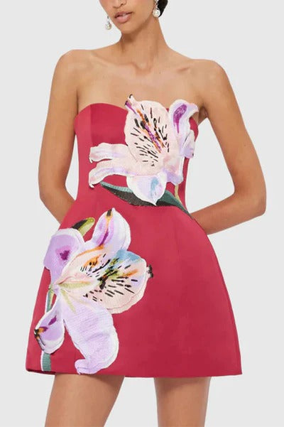 Seraphina Lily Strapless Mini Dress