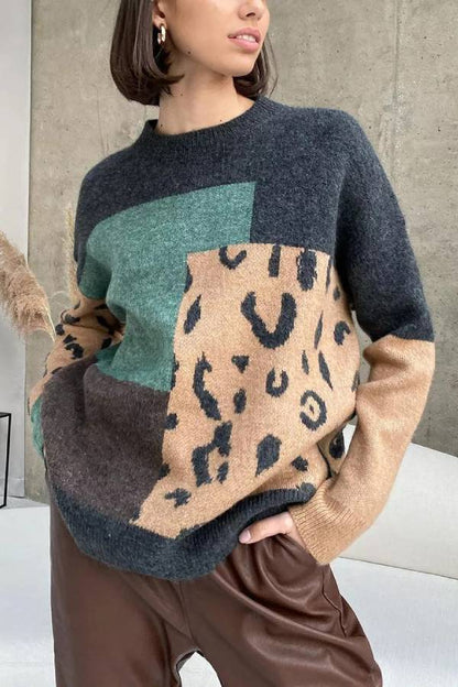 Loose Crew Neck Sweater