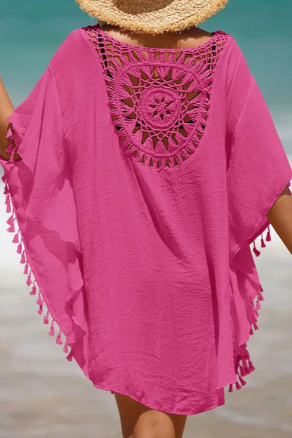 Crochet Cover Up Boho Dress