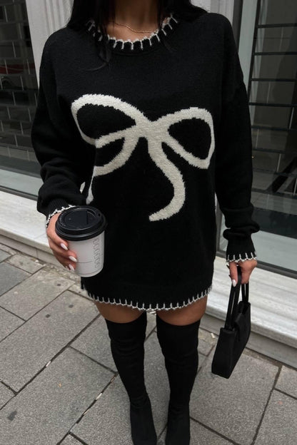 Pullover Bow Detail Sweater