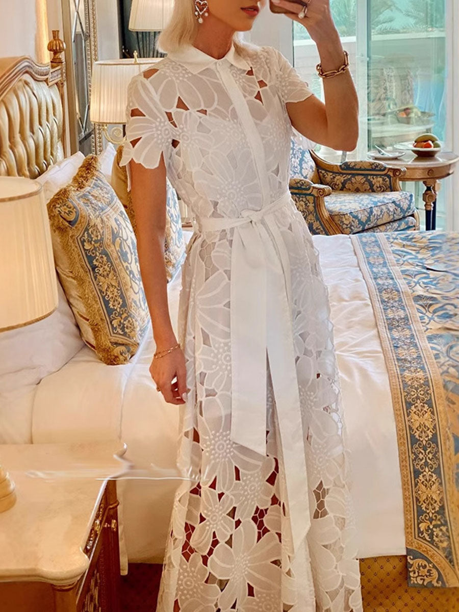 Lace Floral Dress