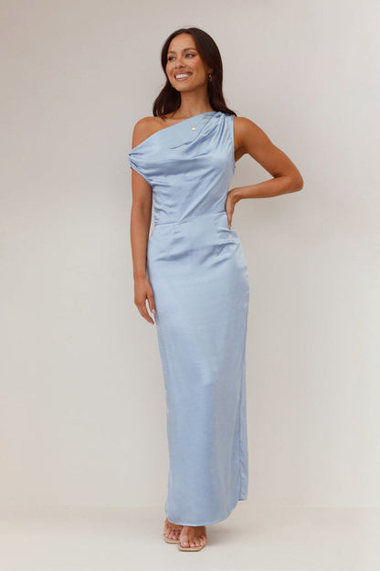 Strapless Solid Color Bodycon Formal Dress