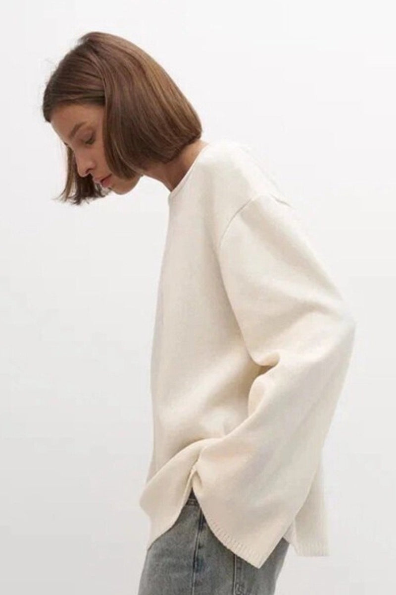 Loose Fit Backless Sweater
