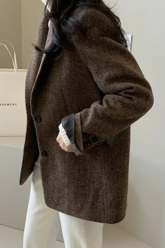 Versatile Wool Casual Blazer