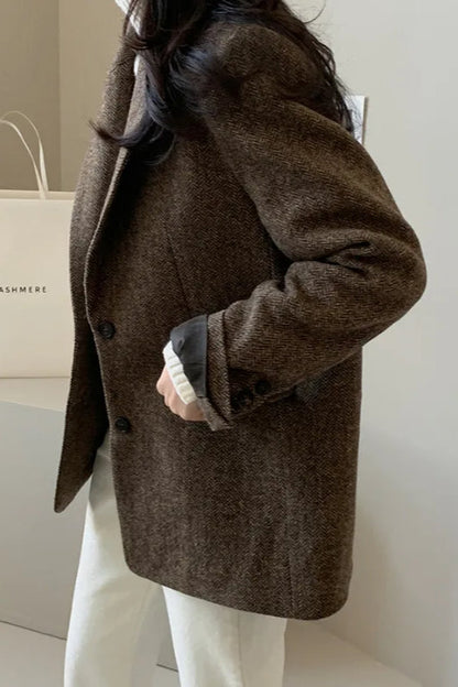 Versatile Wool Casual Blazer