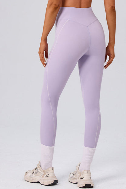 High Waist Twist Front Workout Leggings