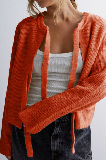 PCSILLY LS REV TIE KNIT NOOS BC