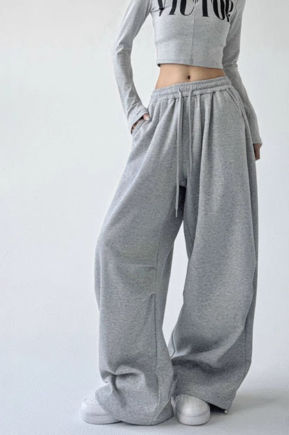 High Waist Sweatpants Knit Pants