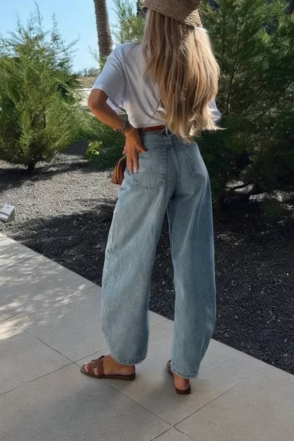 ALMER BLUE COTTON JEANS