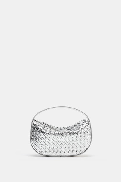 WOVEN EFFECT HANDBAG