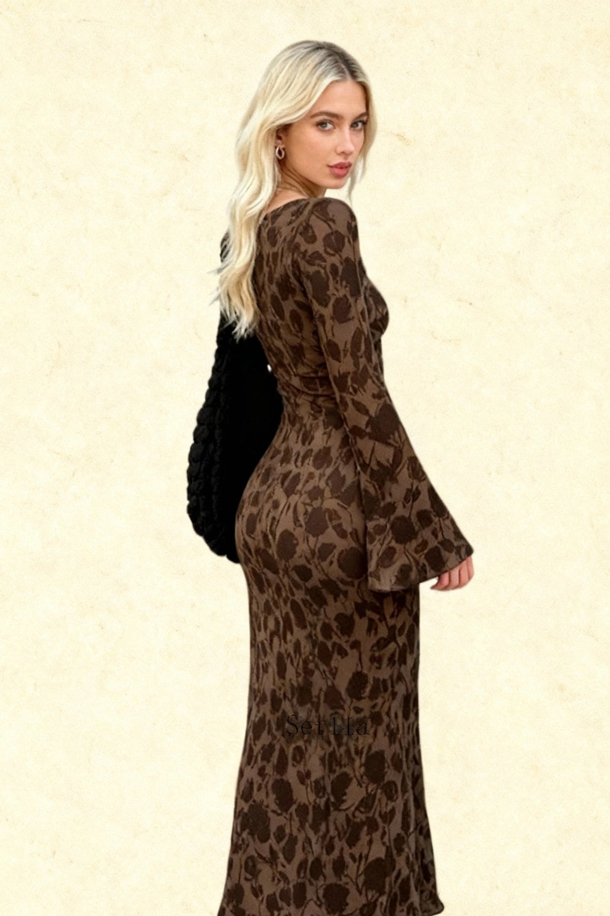 Mesh Sheer Slip Party Club Maxi Dress