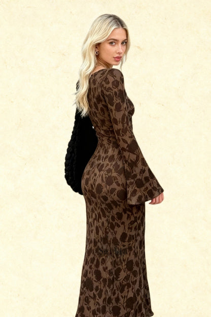 Mesh Sheer Slip Party Club Maxi Dress