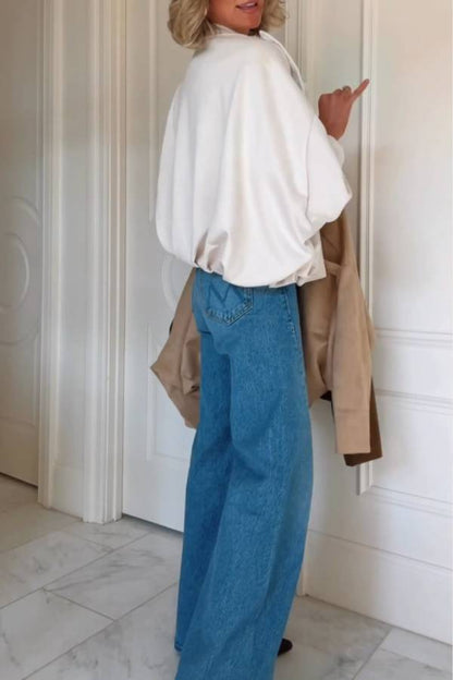 Jacket casual oversized long sleeve fashionable street style jacket