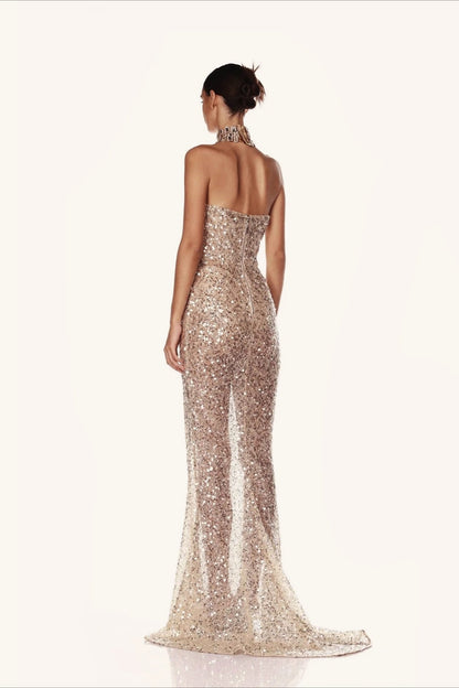Sequin Glamour Gown Prom Dress
