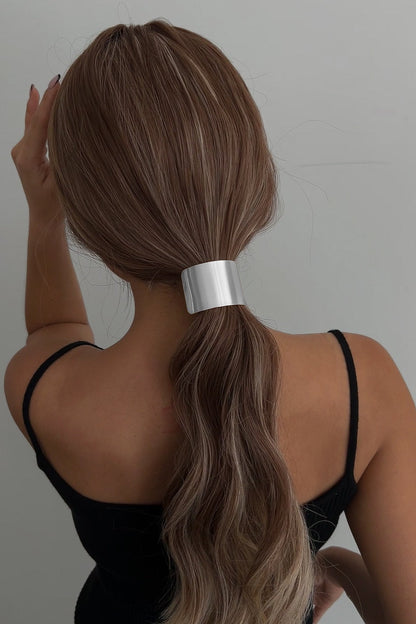 Exaggerated Geometric Metal Hair Cuff