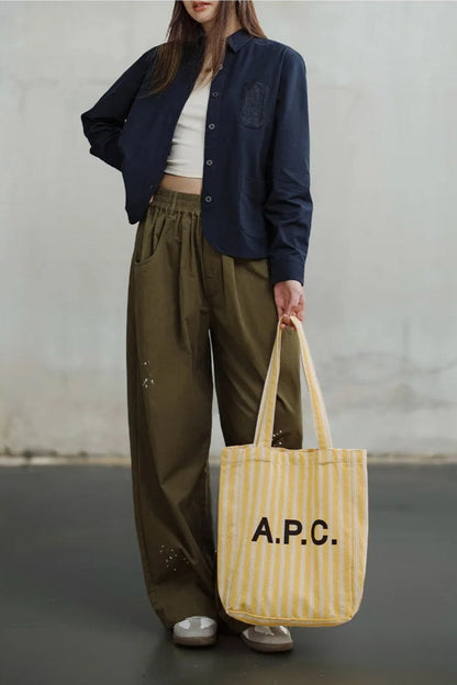 Navy Long Sleeve Casual Jacket