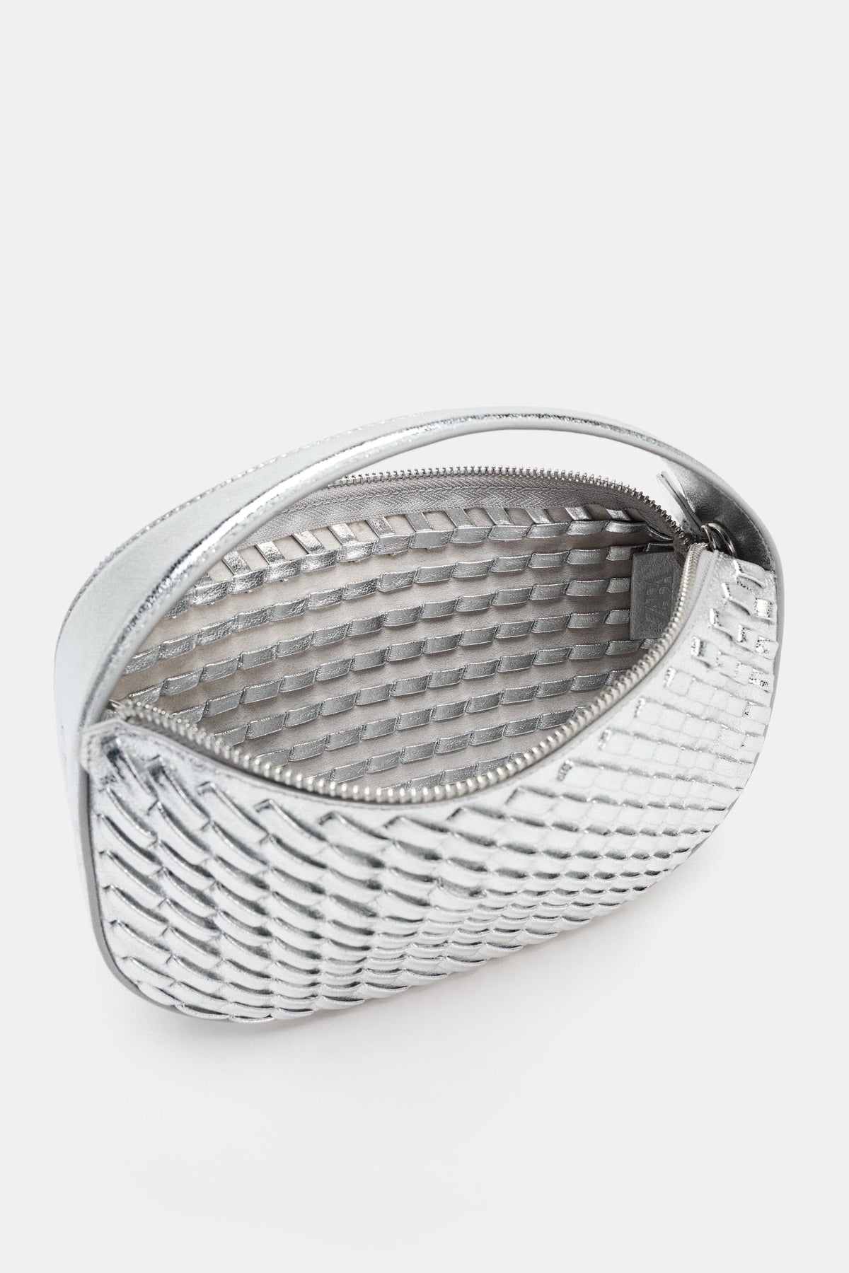 WOVEN EFFECT HANDBAG