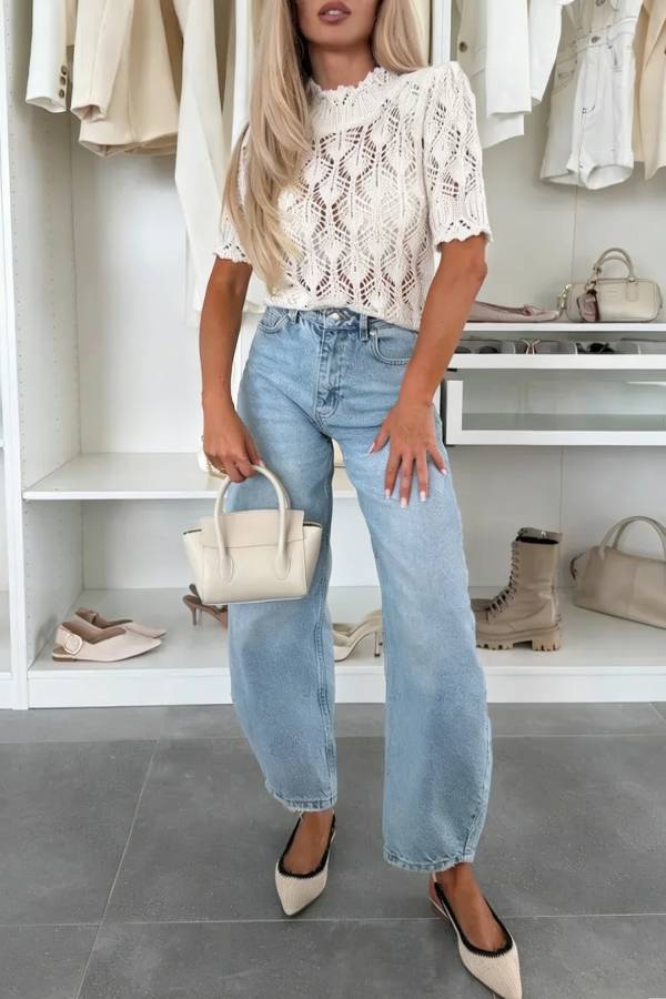 ALMER BLUE COTTON JEANS