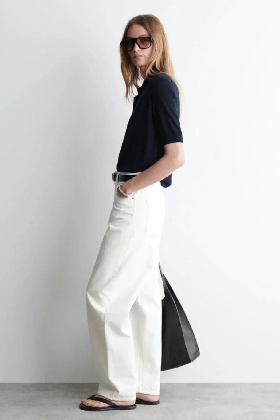 Short Sleeve Polo Cardigan