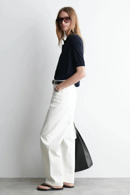Short Sleeve Polo Cardigan
