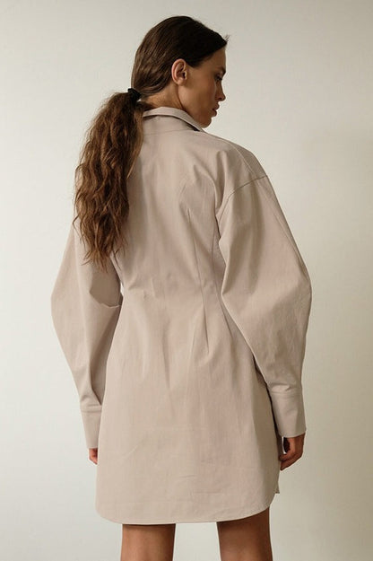 Elegant Vintage Waist Defining Blouse