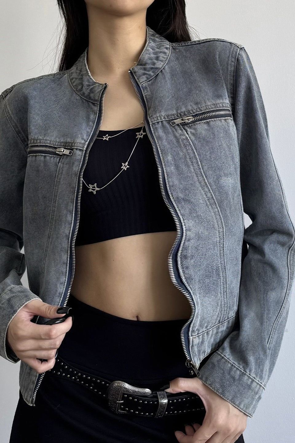 Vintage Washed Denim Jacket