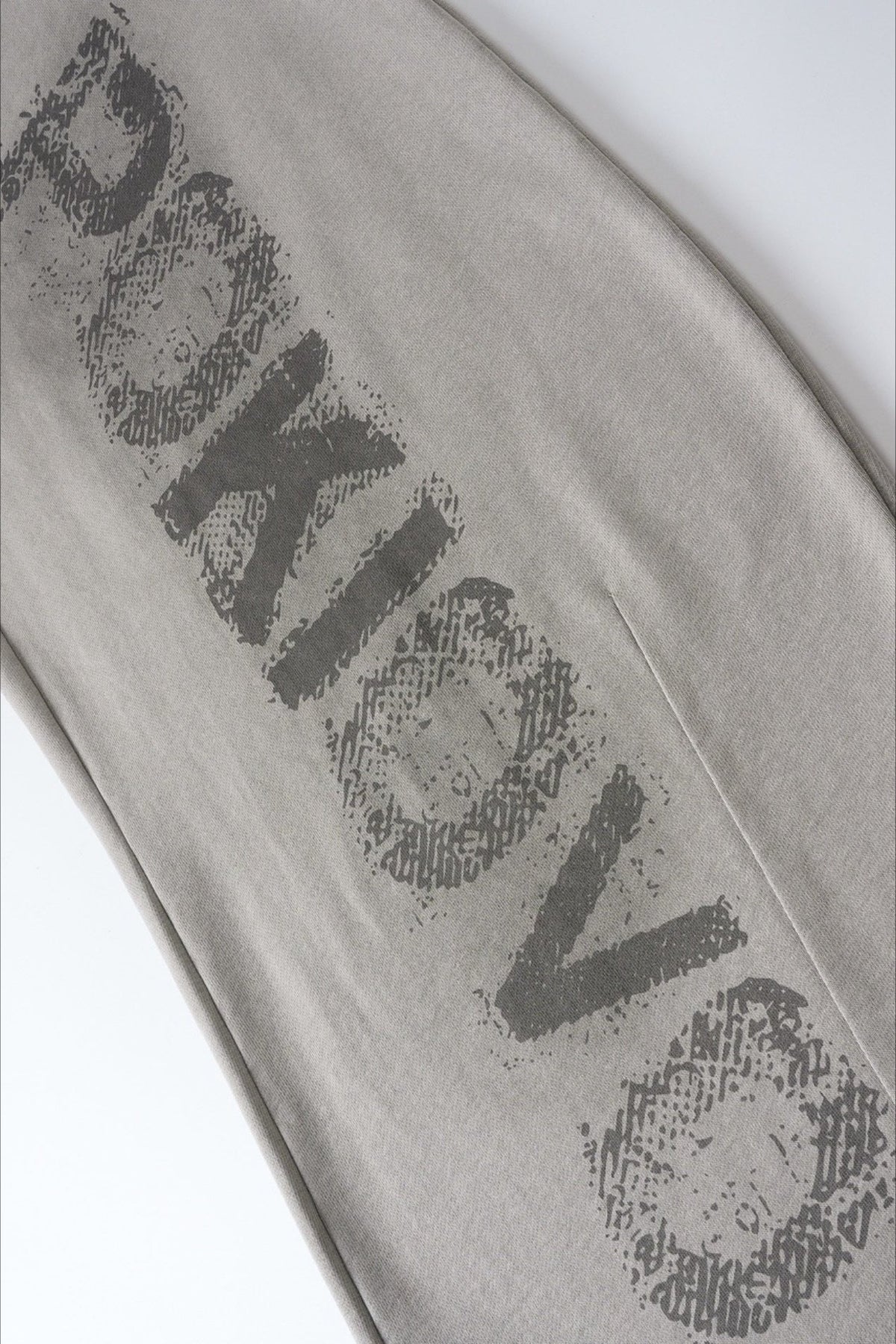 Letter Print Tie Wide Leg Casual Sweat Pants