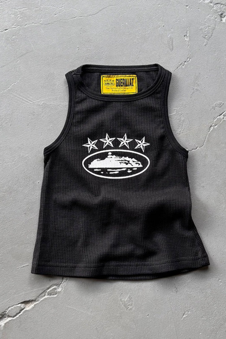 High Street Casual Sleeveless Tank Top