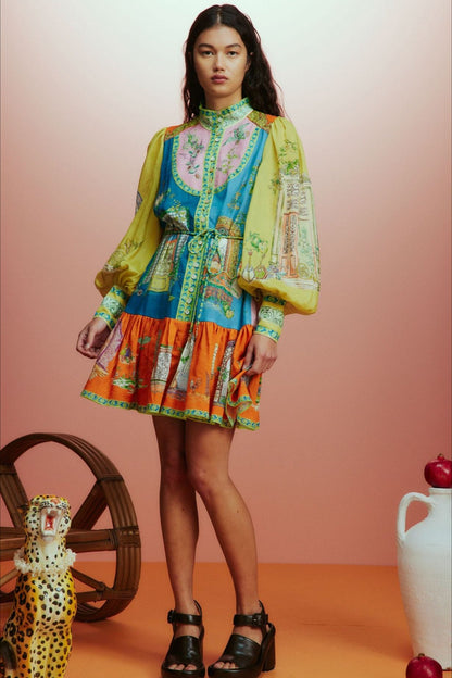 Linen Button Down Shirt Style Casual Boho Dress