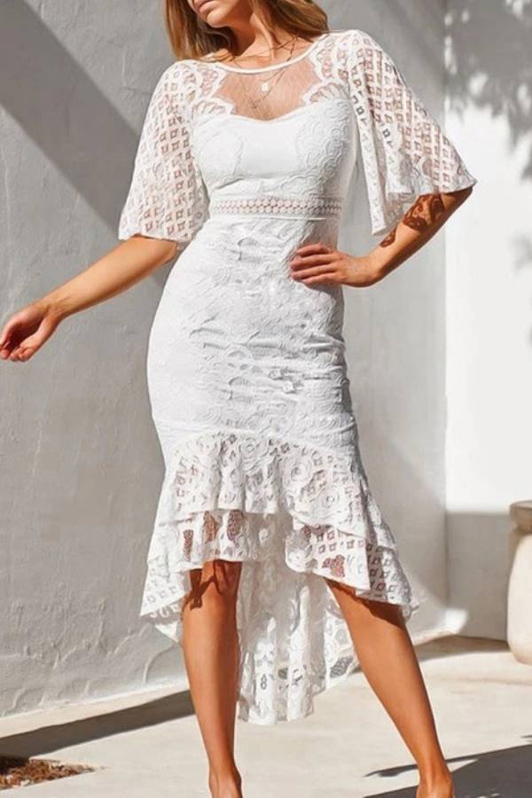 Slim mermaid dress