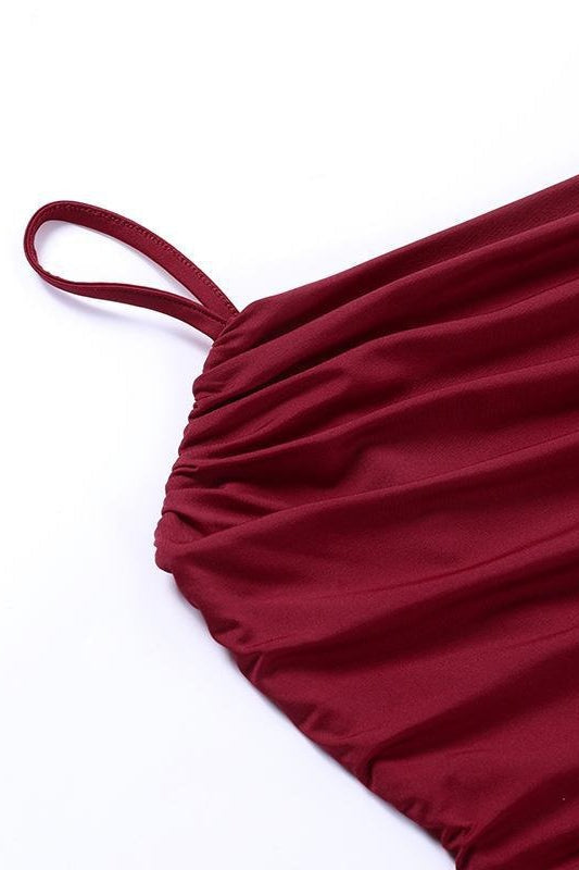 Knit Backless Slip Dress