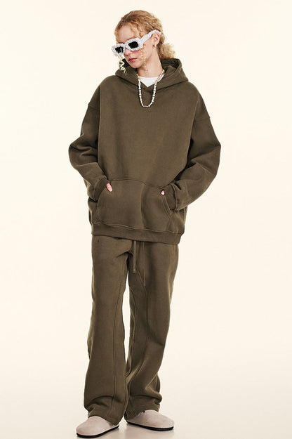 Oversized Heavyweight Fleece Pullover Hoodie