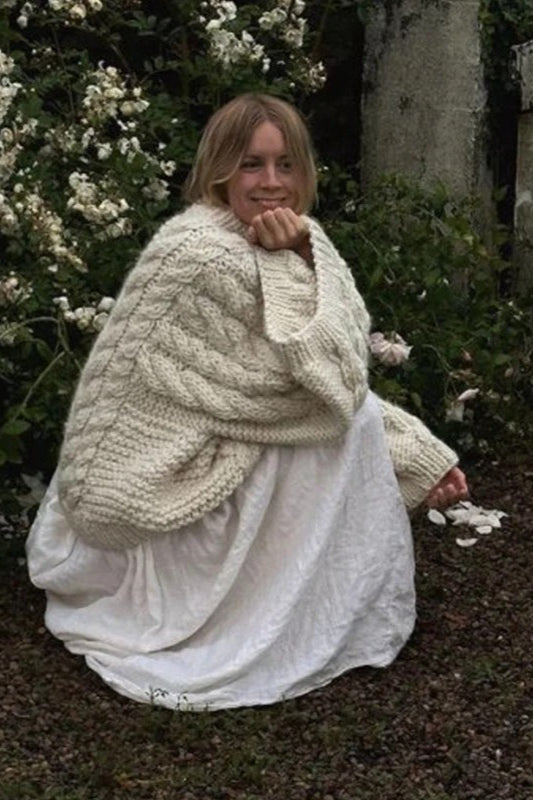 Vintage Loose Fit Knit Sweater