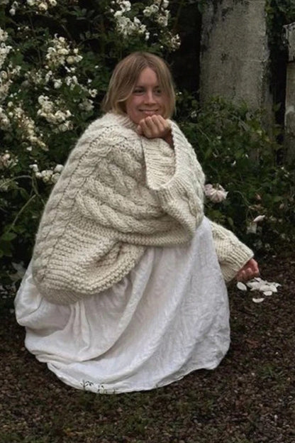 Vintage Loose Fit Knit Sweater