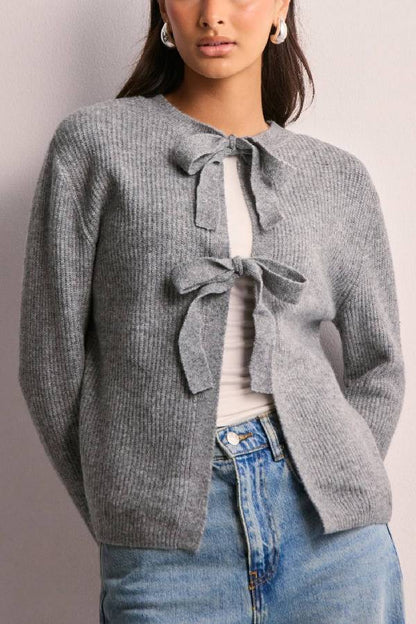 PCSILLY LS REV TIE KNIT NOOS BC
