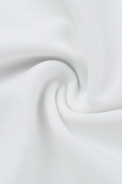 Sexy Hollow Strapless Maxi Vacation Dress