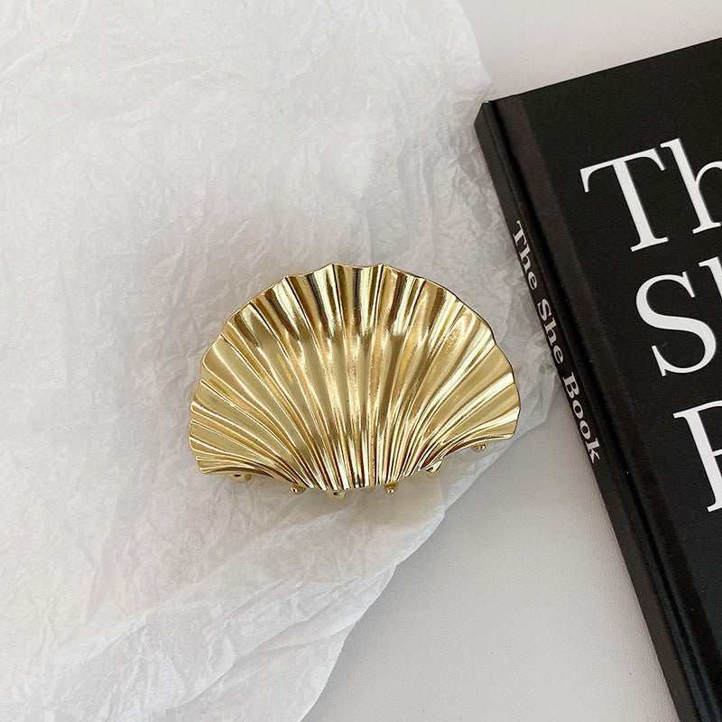 Seashell Wave Design Hair Claw