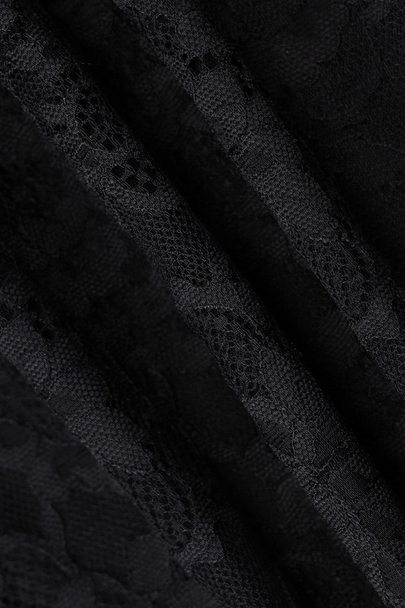 Sheer Lace Patchwork Bodycon Mini Dress