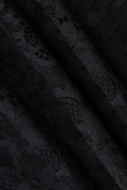 Sheer Lace Patchwork Bodycon Mini Dress