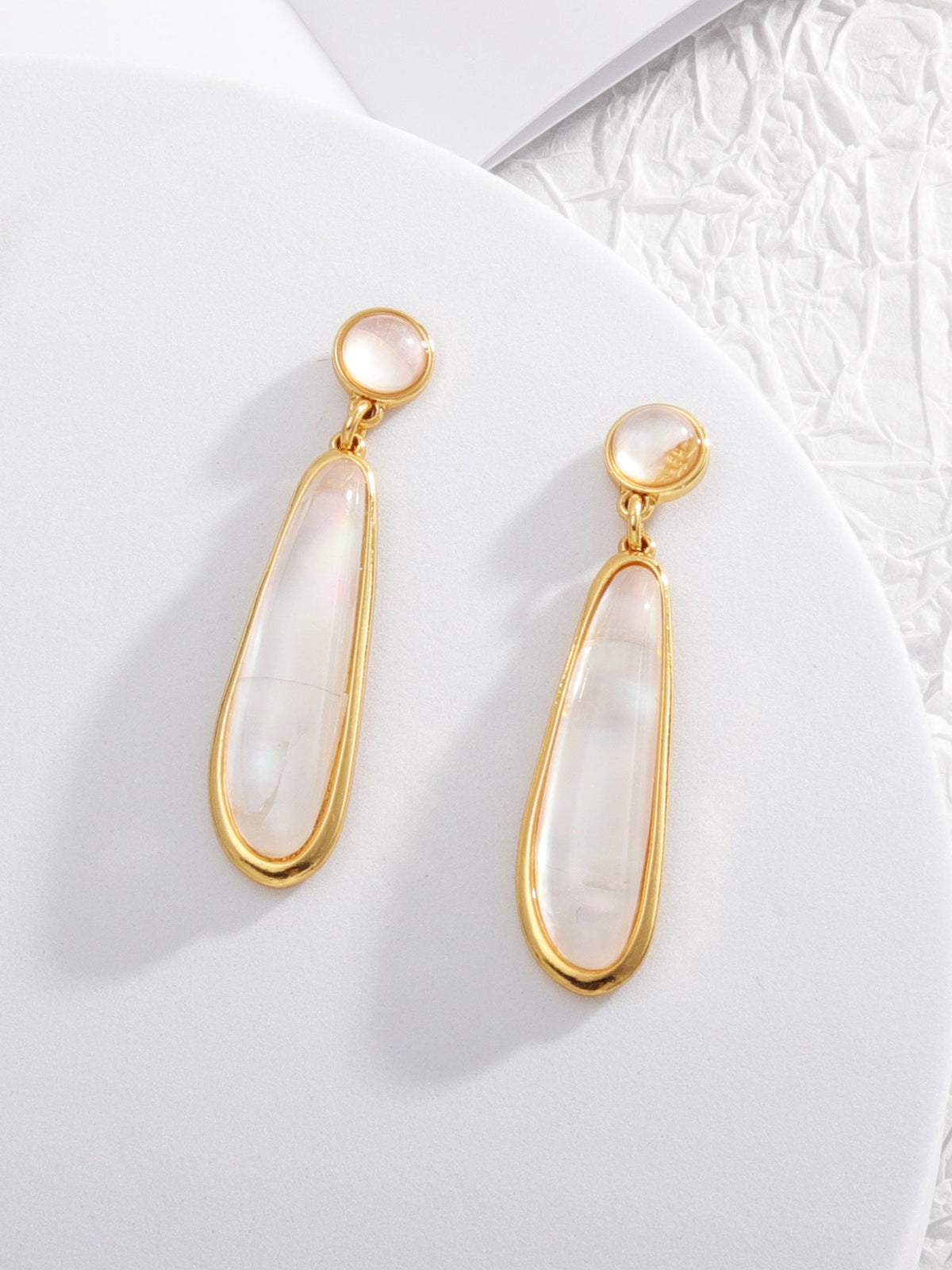 Abalone Teardrop Earrings