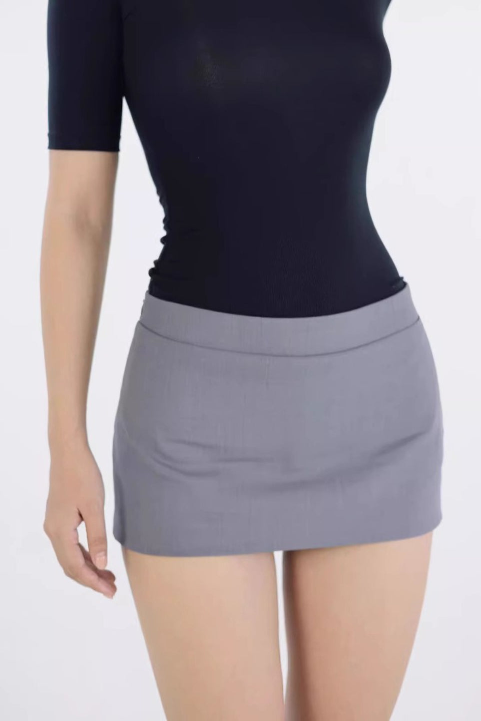 Blazer Stretch Bodycon Mini Skirt